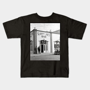 Sloppy Joe's Bar, 1938. Vintage Photo Kids T-Shirt